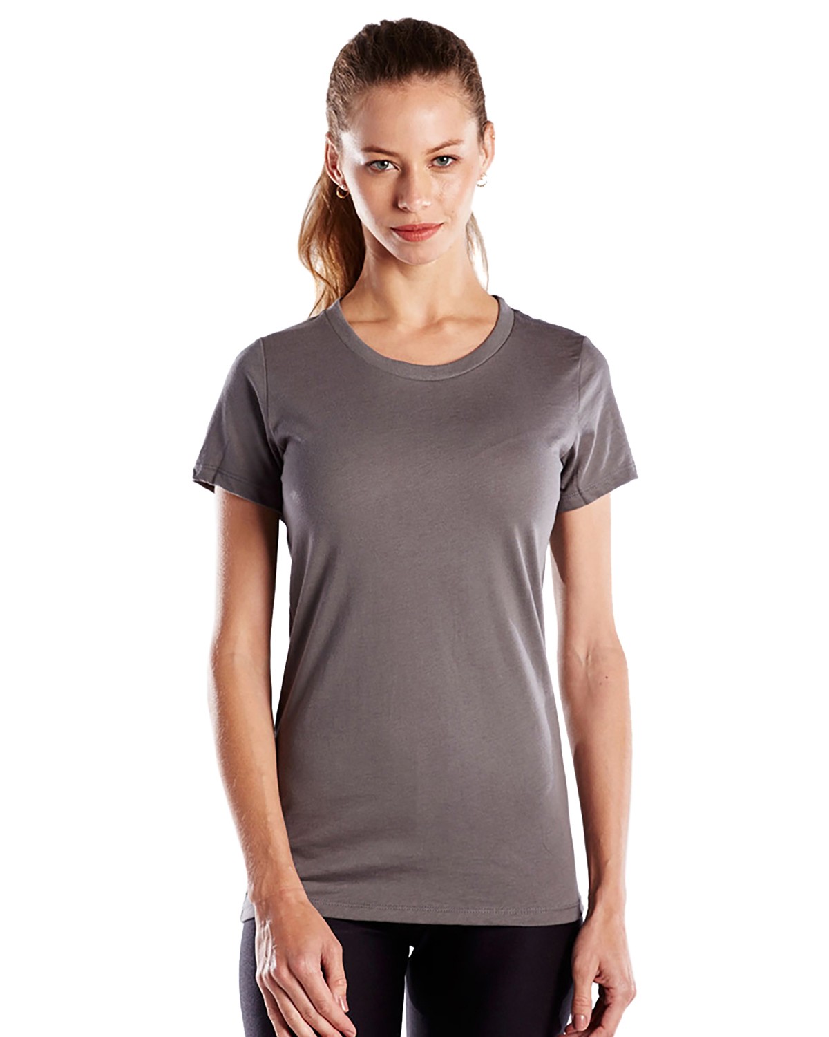 US Blanks US100 Ladies&#39; Made in USA Short Sleeve Crew T-Shirt
