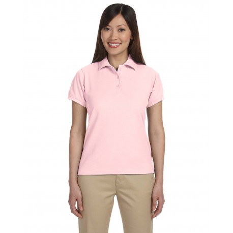 M280W Harriton M280W Ladies' 5 Oz. Blend-Tek Polo BLUSH