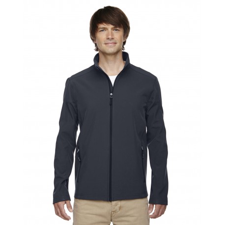 88184 Core 365 88184 Men's Cruise Two-Layer Fleece Bonded Soft Shell Jacket CARBON 456