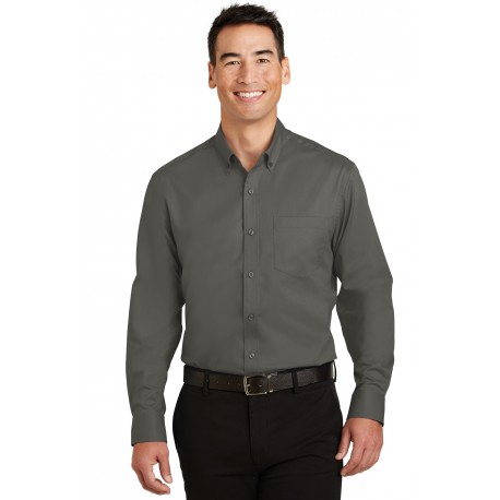 TS663 Port Authority TS663 Tall SuperPro Twill Shirt Sterling Grey