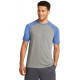 ST400 Sport-Tek True Royal Heather/ Light Grey Heather