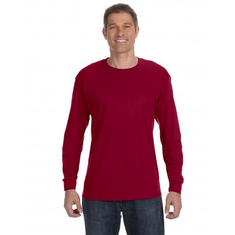 29L Jerzees 29L Adult Dri-Power Active Long-Sleeve T-Shirt CARDINAL