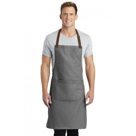 A800 Port Authority A800 Market Full-Length Bib Apron ASH GREY