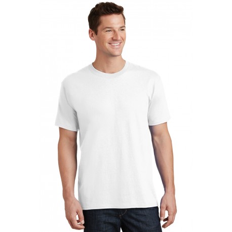 PC54T Port & Company PC54T Tall Core Cotton Tee WHITE