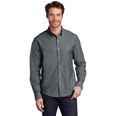 S651 Port Authority S651 Untucked Fit SuperPro Oxford BLACK