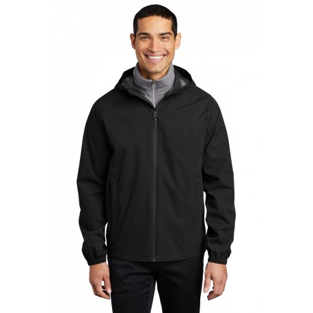 J407 Port Authority J407 Essential Rain Jacket Deep Black