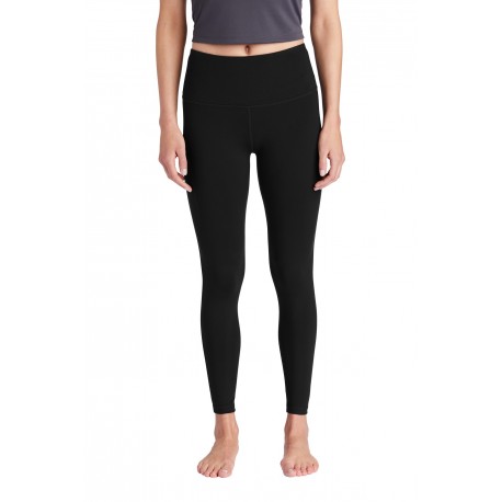 LPST891 Sport-Tek LPST891 Ladies High Rise 7/8 Legging BLACK