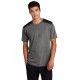 ST410 Sport-Tek Black/ Dark Grey Heather