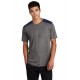 ST410 Sport-Tek True Navy/ Dark Grey Heather