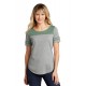 LST403 Sport-Tek Forest Green Heather/ Light Grey Heather