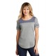 LST403 Sport-Tek True Navy Heather/ Light Grey Heather