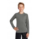 YST470LS Sport-Tek Dark Smoke Grey