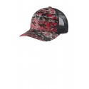C114 Port Authority Flame Red Digi/ Grey Steel