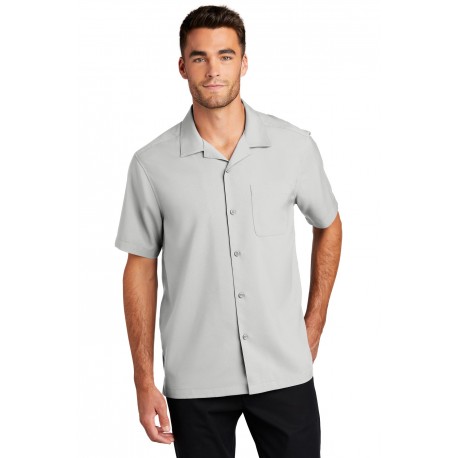 W400 Port Authority W400 Short Sleeve Performance Staff Shirt SILVER