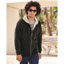 Independent Trading Co. EXP40SHZ Sherpa-Lined Full-Zip Hooded Sweatshirt