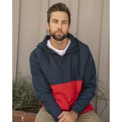 Independent Trading Co. EXP54LWP Unisex Lightweight Quarter-Zip Windbreaker Pullover Jacket