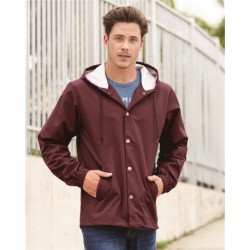 Independent Trading Co. EXP95NB Water-Resistant Hooded Windbreaker