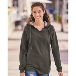 Independent Trading Co. PRM2500  Women's Lightweight California Wave Wash Hooded Sweatshirt