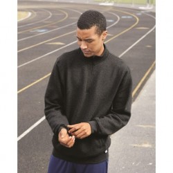 Russell Athletic 1Z4HBM Dri Power Quarter-Zip Cadet Collar Sweatshirt