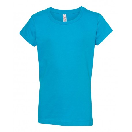 3362 ALSTYLE 3362 Girls’ Ultimate T-Shirt TURQUOISE