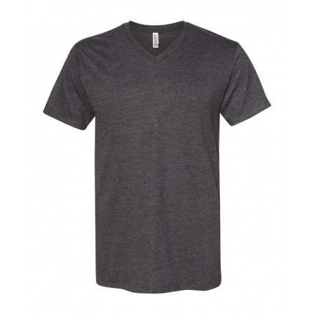 5300 ALSTYLE 5300 Ultimate V-Neck T-Shirt CHARCOAL HEATHER