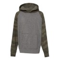 PRM15YSB Independent Trading Co. Nickel Heather/ Forest Camo