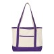 Q125800 Q-Tees Natural/ Purple