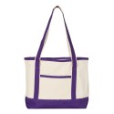 Q125800 Q-Tees Natural/ Purple