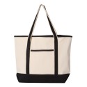 Q1500 Q-Tees NATURAL/ BLACK