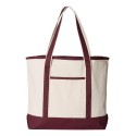 Q1500 Q-Tees Natural/ Maroon