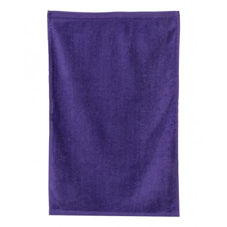 T300 Q-Tees T300 Deluxe Hemmed Hand Towel PURPLE