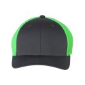110 Richardson Charcoal/ Neon Green