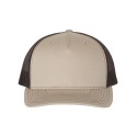 112FP Richardson Khaki/ Coffee