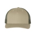 112FP Richardson Pale Khaki/ Loden Green