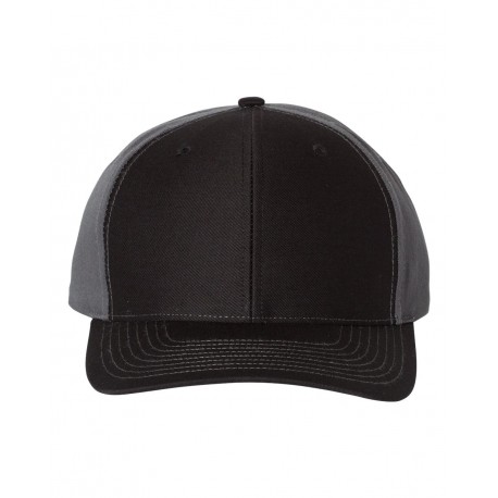 312 Richardson 312 Twill Back Trucker Cap BLACK/ CHARCOAL