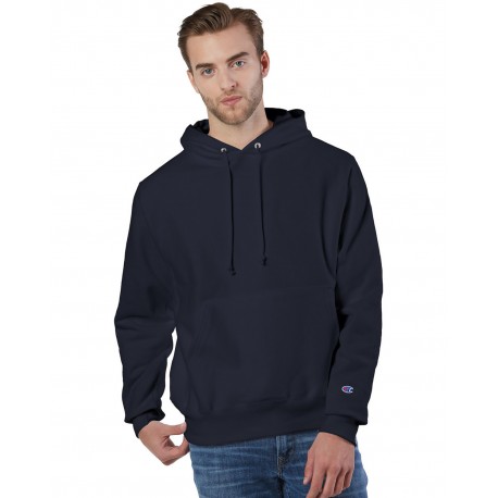 S1051 Champion S1051 Reverse Weave Pullover Hooded Sweatshirt NAVY