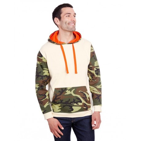 3967 Code Five 3967 Men's Fashion Camo Hooded Sweatshirt COYTE/ SN DG/ NT
