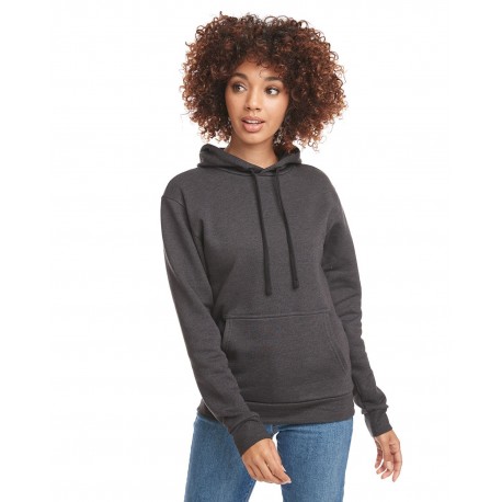 9302 Next Level 9302 Unisex Malibu Pullover Hooded Sweatshirt HTHR FOREST GRN