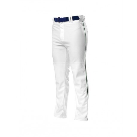 N6162 A4 N6162 Pro Style Open Bottom Baggy Cut Baseball Pants White/ Forest
