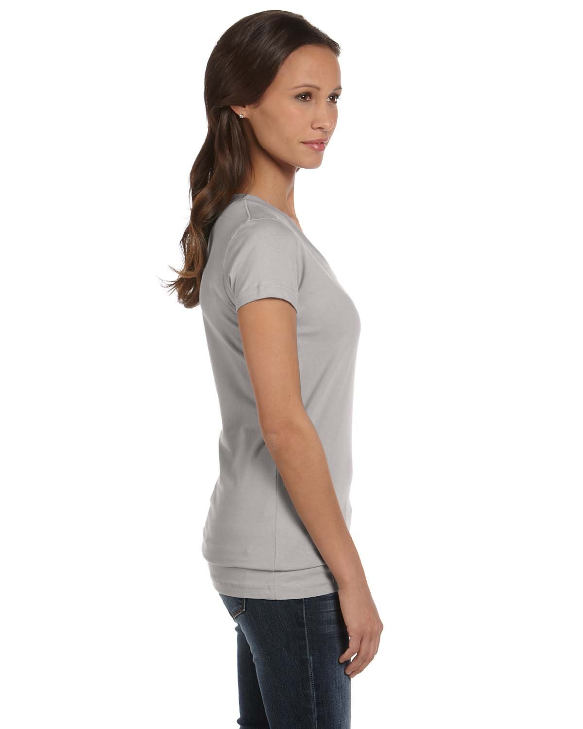 Bella + Canvas B6005 Ladies' Jersey Short-Sleeve V-Neck T-Shirt