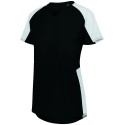 1523 Augusta Sportswear BLACK/ WHITE