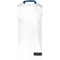 1730 Augusta Sportswear WHITE/ NAVY