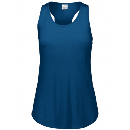 AG3078 Augusta Sportswear AG3078 Ladies' Lux Tri-Blend Tank NAVY HEATHER