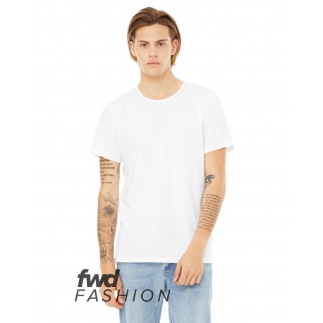 3011C Bella + Canvas 3011C Fwd Fashion Men's Split Hem T-Shirt WHITE