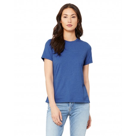 6400CVC Bella + Canvas 6400CVC Ladies' Relaxed Heather Cvc Short-Sleeve T-Shirt HEATHER TRUE ROY