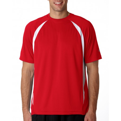 T2052 Champion T2052 Double Dry 4.1 Oz. Elevation T-Shirt SCARLET/ WHITE