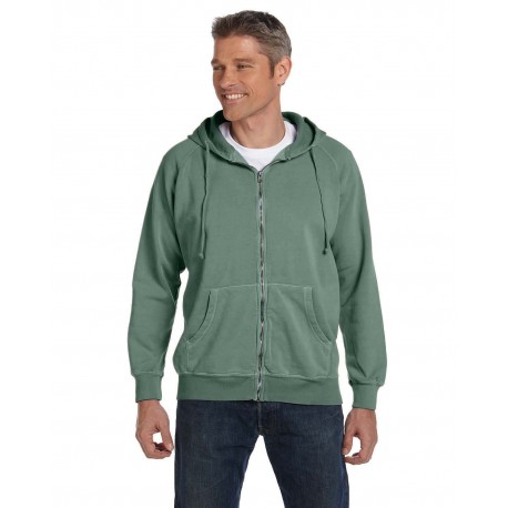 C1563 Comfort Colors C1563 10 Oz. Garment-Dyed Full-Zip Hood MOSS