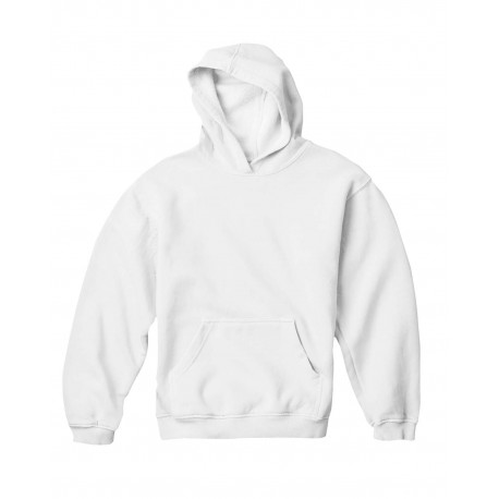 C8755 Comfort Colors C8755 Youth 10 Oz. Garment-Dyed Hooded Sweatshirt WHITE