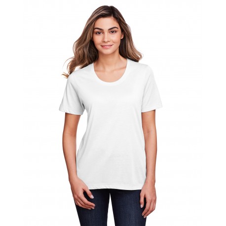 CE111W Core 365 CE111W Ladies' Fusion Chromasoft Performance T-Shirt WHITE