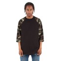 SHRAGCM Shaka Wear BLACK/ CAMO GRN